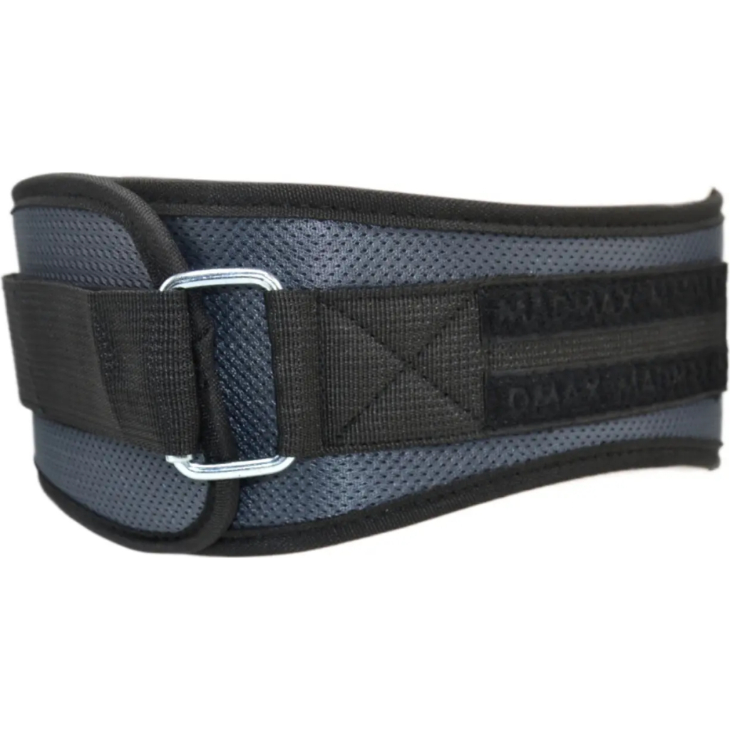 Атлетичний пояс MadMax MFB-666 Extreme неопреновий Grey L (MFB-666_L) - зображення 4