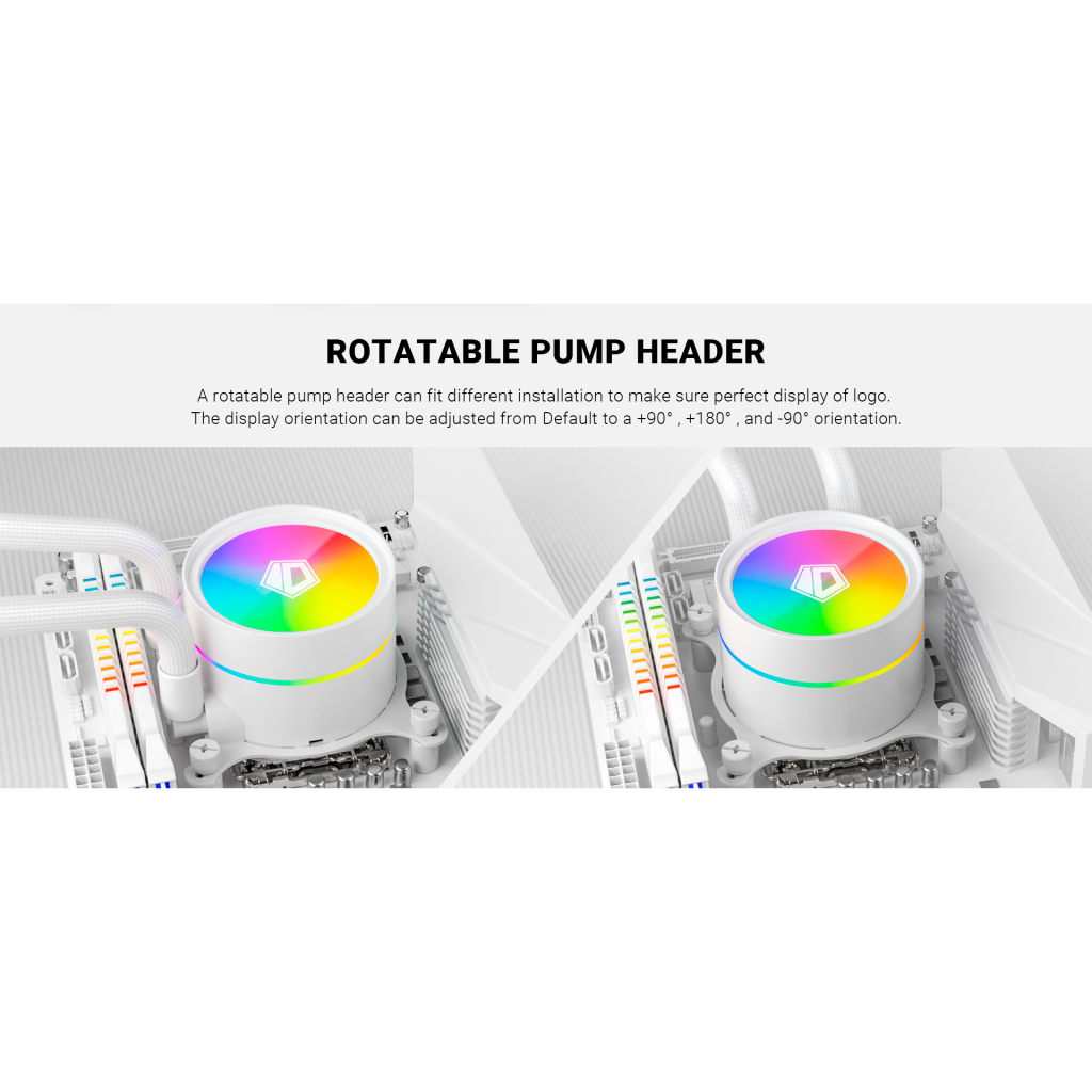 Система рідинного охолодження ID-Cooling ZOOMFLOW 360 XT V2 White - зображення 11