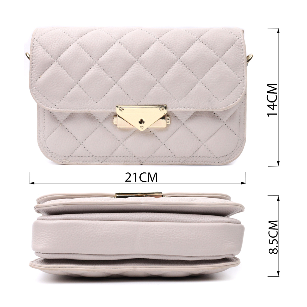 Сумка Vintage З натуральної шкіри Біла (22672) - зображення 3