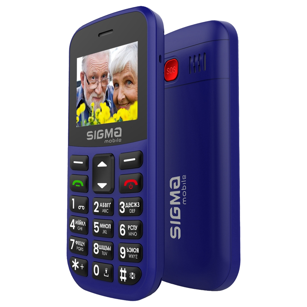 Мобільний телефон Sigma Comfort 50 EASY TYPE-C Blue (4827798585238) - зображення 5