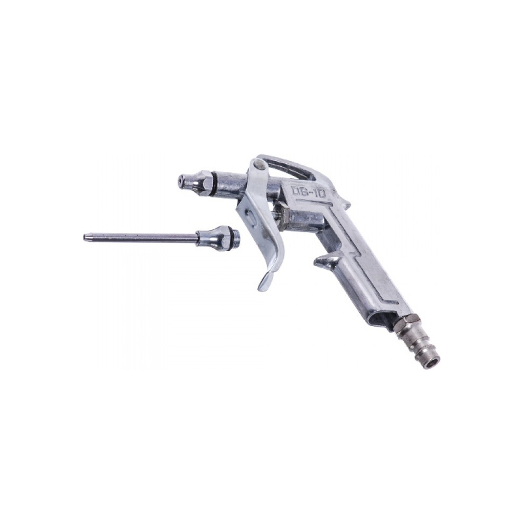 Пістолет для продувки Airkraft короткий з додатковим наконечником 80мм (DG-10-1-3) - зображення 1