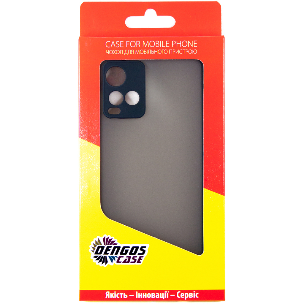 Чохол до мобільного телефона Dengos Matte Vivo Y33s (black) (DG-TPU-MATT-108) - зображення 5