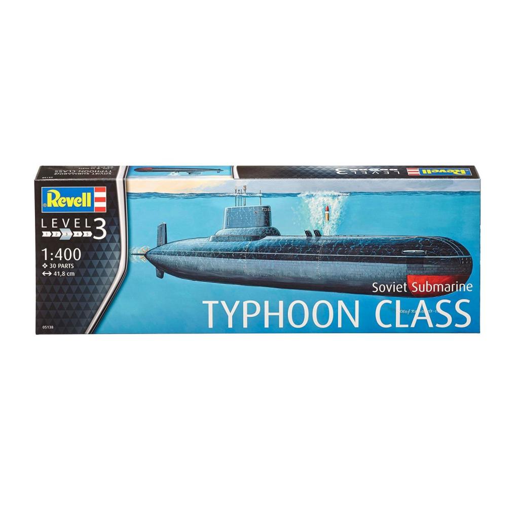 Збірна модель Revell Підводний човен Soviet Submarine TYPHOON CLASS 1:400 (5138) - зображення 1