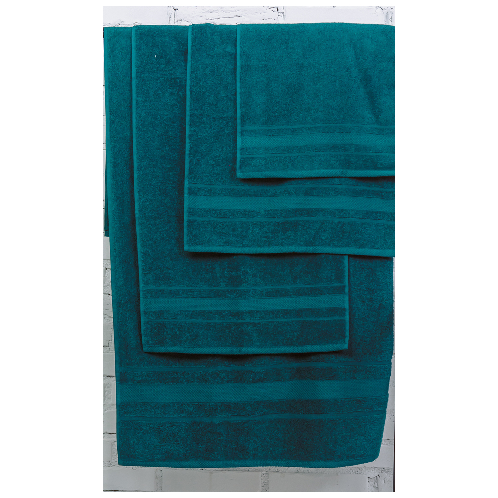 Рушник MirSon набір банний 5004 SoftNess Darkemerald 40x70, 50x90, 70x140 (2200003183283) - зображення 2