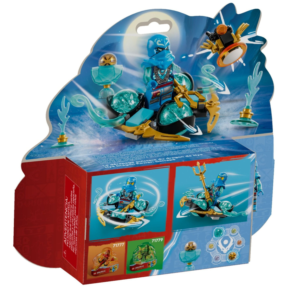 Конструктор LEGO Ninjago Суперсила дракона Нії дрейф спін-джитсу 57 деталей (71778) - зображення 7