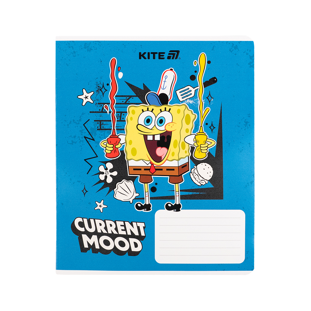 Зошит Kite SpongeBob SquarePants, 18 аркушів, клітинка (SB25-236) - зображення 10