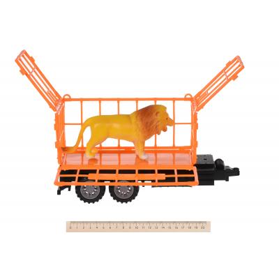 Спецтехніка Same Toy инерционный Super Combination Красный для перевозки животных (98-91Ut-1) - зображення 3