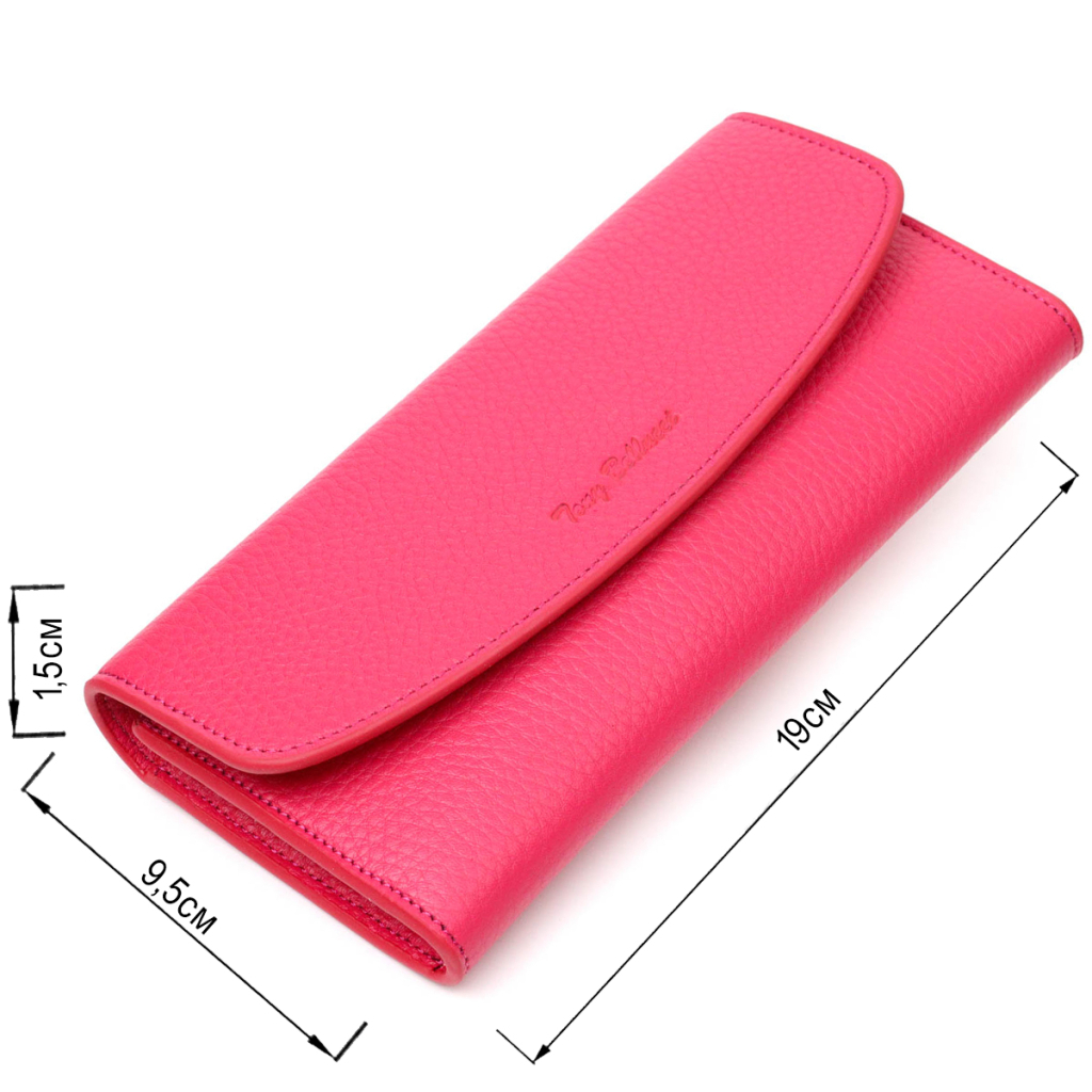 Гаманець Tony Bellucci З натуральної шкіри Фуксія (21979) - зображення 3