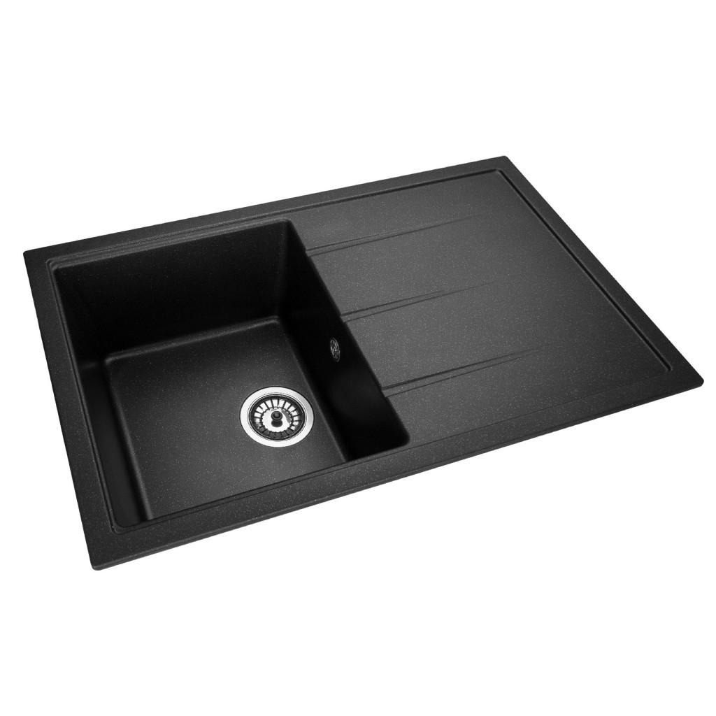 Мийка кухонна GRANADO TOLEDO black shine (gr2101) - зображення 2
