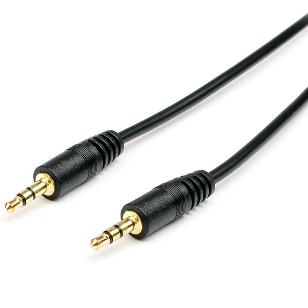 Кабель мультимедійний 3.5mm M to 3.5mm M 0.8m Atcom (17434) - зображення 1