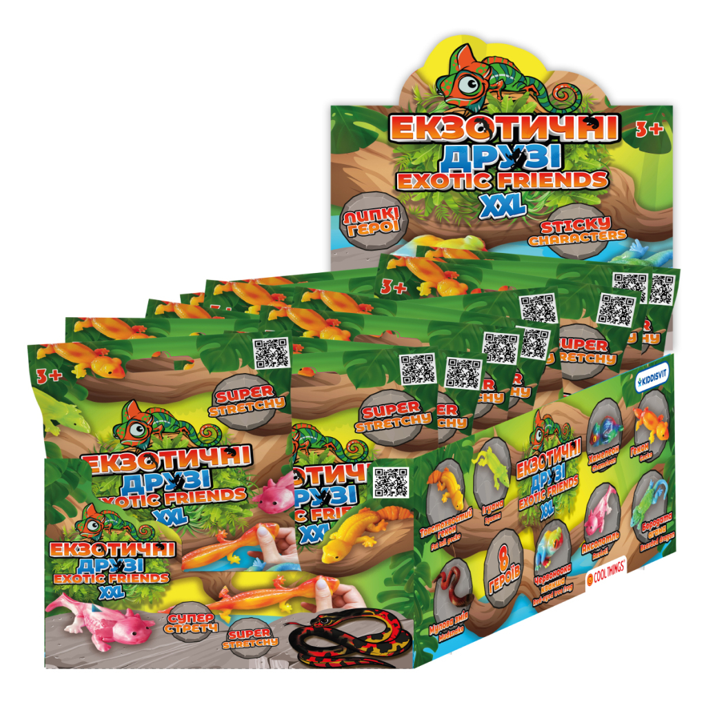 Антистрес Cool Things Іграшка-сюрприз - Екзотичні друзі XXL (RR005) - picture 3