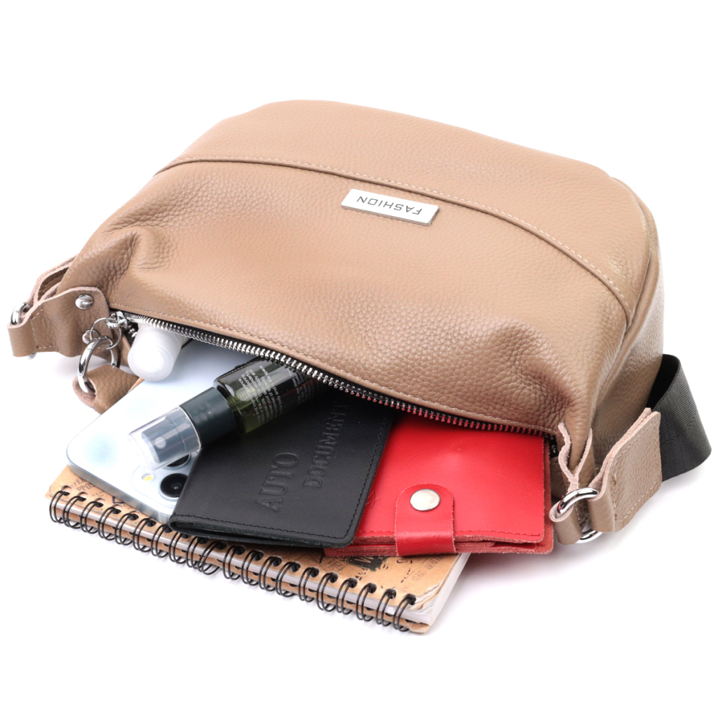 Сумка Vintage З натуральної шкіри Бежева (22618) - зображення 10