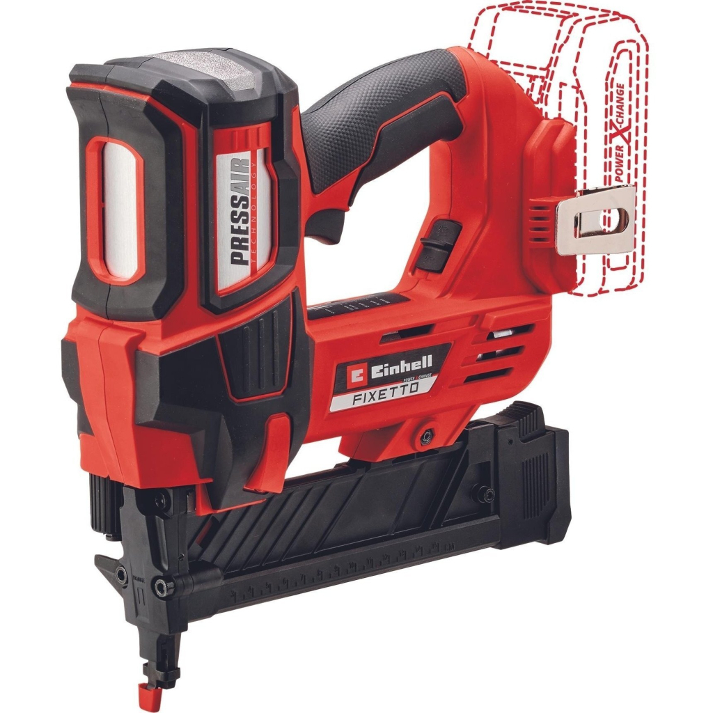 Степлер будівельний Einhell FIXETTO 18/38 Solo PXC 18В під скоби 10-38мм 60п/хв (без АКБ та ЗП) (4257785) - изображение 1
