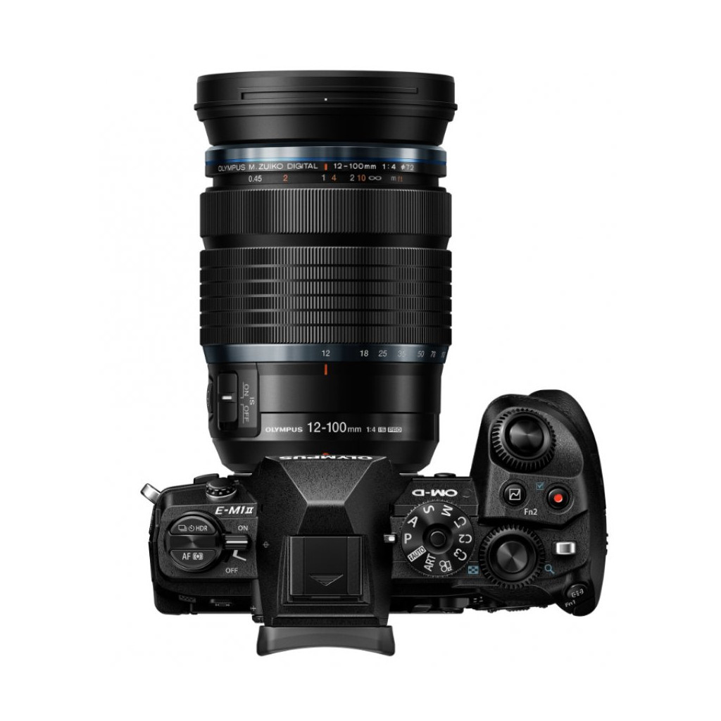 Цифровий фотоапарат Olympus E-M1 mark II 12-100 mm Kit black (V207060BE010) - зображення 3