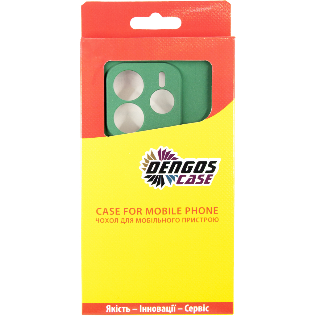 Чохол до мобільного телефона Dengos Xiaomi Redmi Note 14 5G Soft + glass 2pcs (Mint) (DG-CTG2P-14) - зображення 4