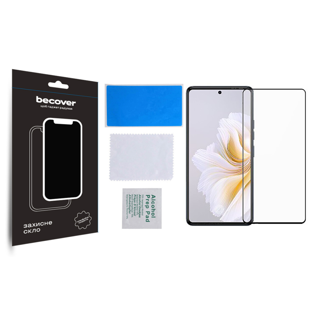 Скло захисне BeCover Tecno Camon 20 Pro (CK7n) Black (709745) - зображення 3