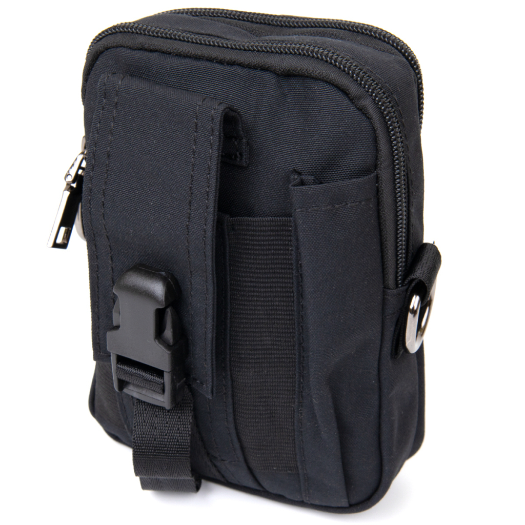 Сумка Vintage На пояс нейлон Чорна (20645) - зображення 1