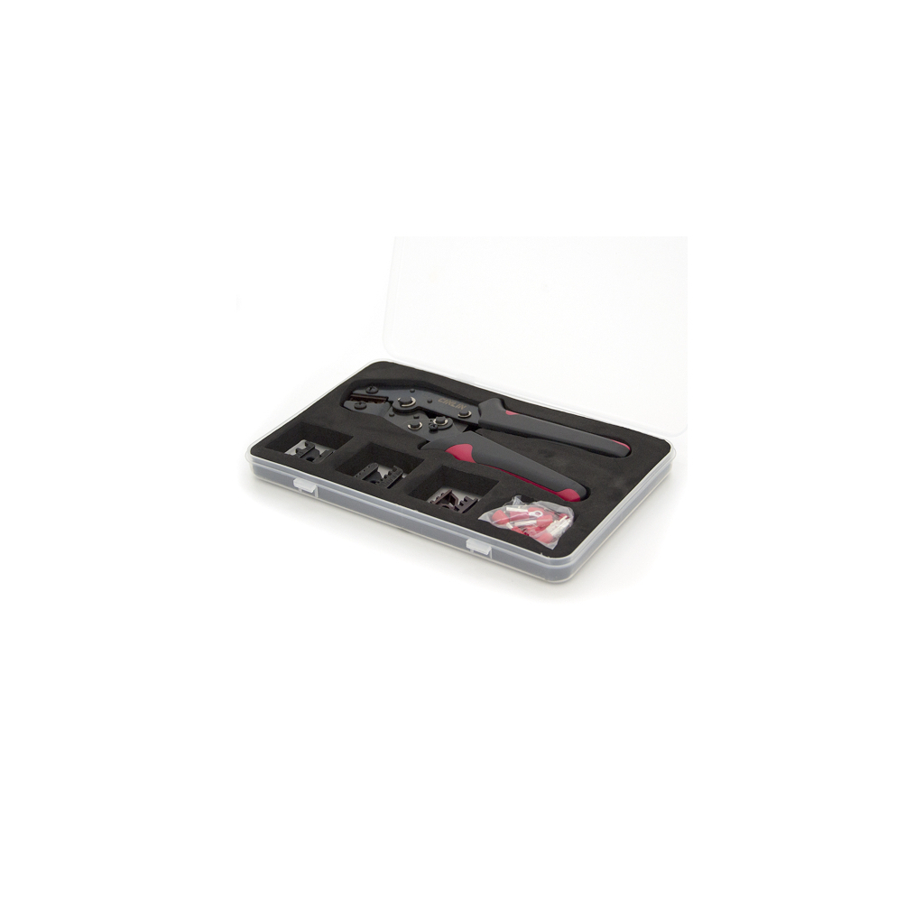 Затиск для клем CINLINELE Black-red + насадки 06 -0.5-6mm2, 02С -0.5-2.5mm2, 06WF -0.25-6mm2 (Cinlin-06-02C-06WF) - изображение 6