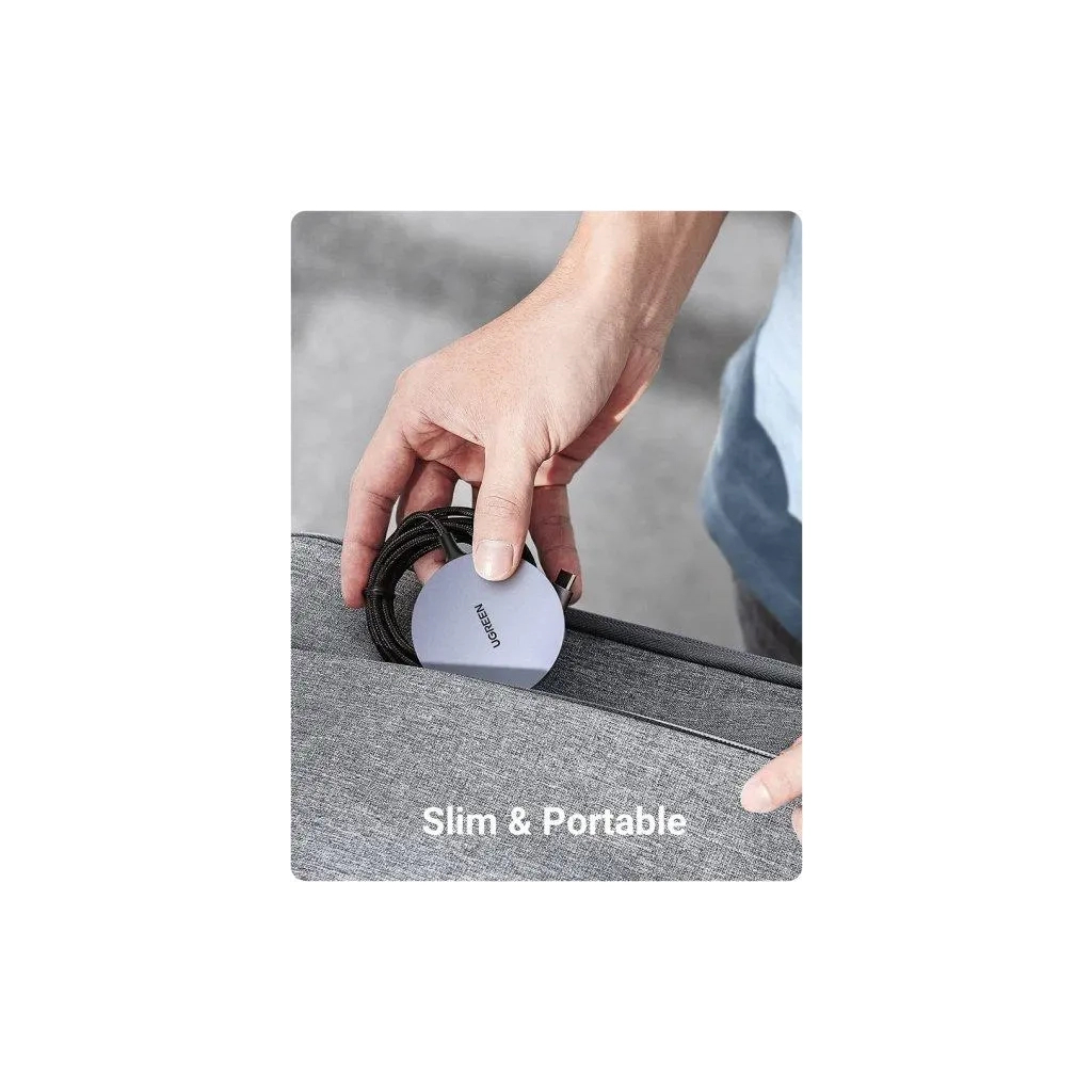 Зарядний пристрій Ugreen Magnetic Wireless Charger 15W CD245 (30233) - зображення 6