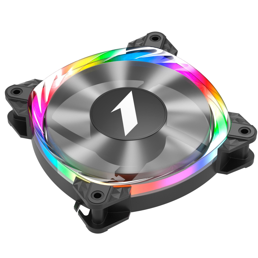 Кулер до корпусу 1stPlayer FS7 Black (FS7-BK-1IN1) - зображення 4