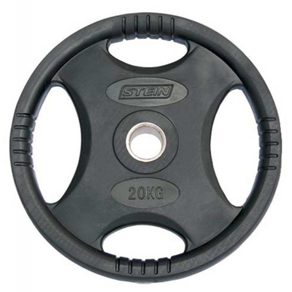 Диск для штанги Stein Прогумований 20 кг (DB6061-20) - зображення 1