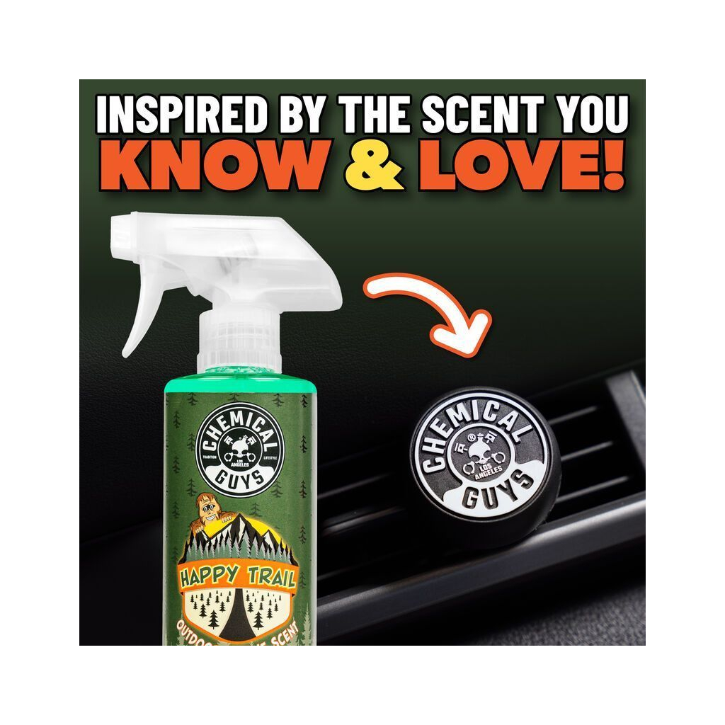 Ароматизатор для автомобіля Chemical Guys Happy Trail Pine Scent на решітку (AIR403) - зображення 4