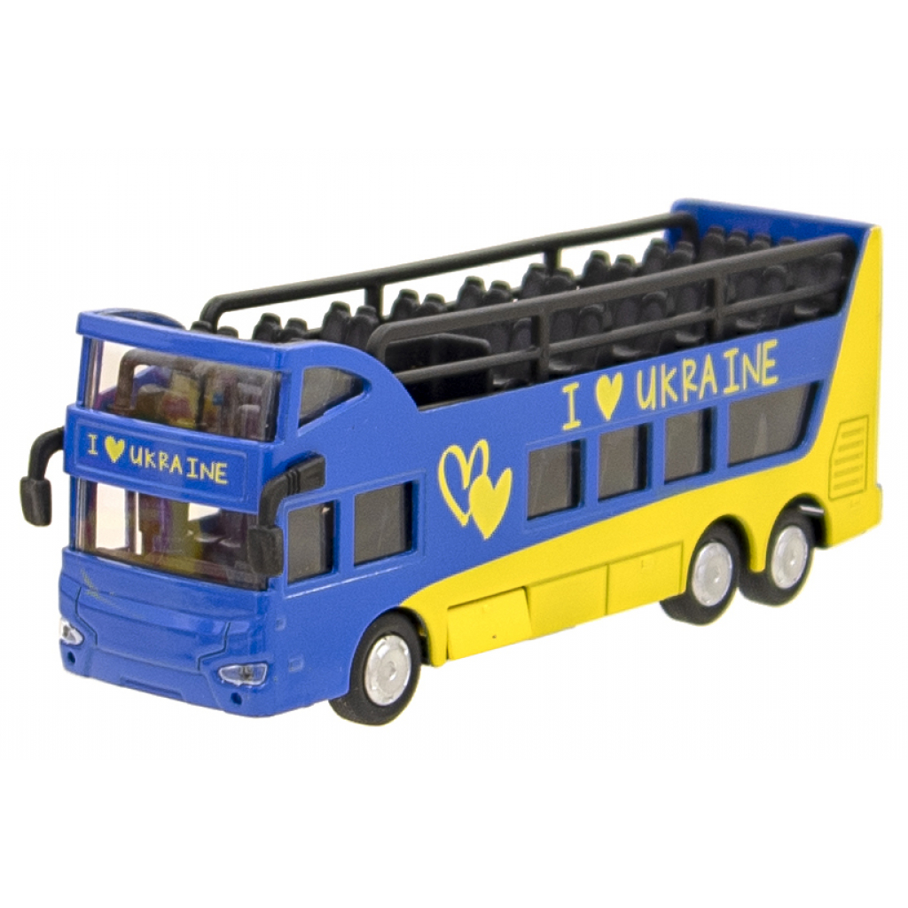 Спецтехніка Технопарк Двоповерховий автобус Україна (SB-16-21-UKR) - изображение 1