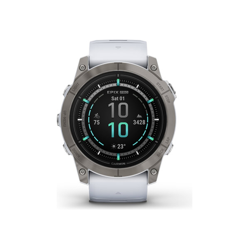 Смарт-годинник Garmin EPIX PRO (g2), 51, Saph, Ti, Whitestone, GPS (010-02804-11) - зображення 2