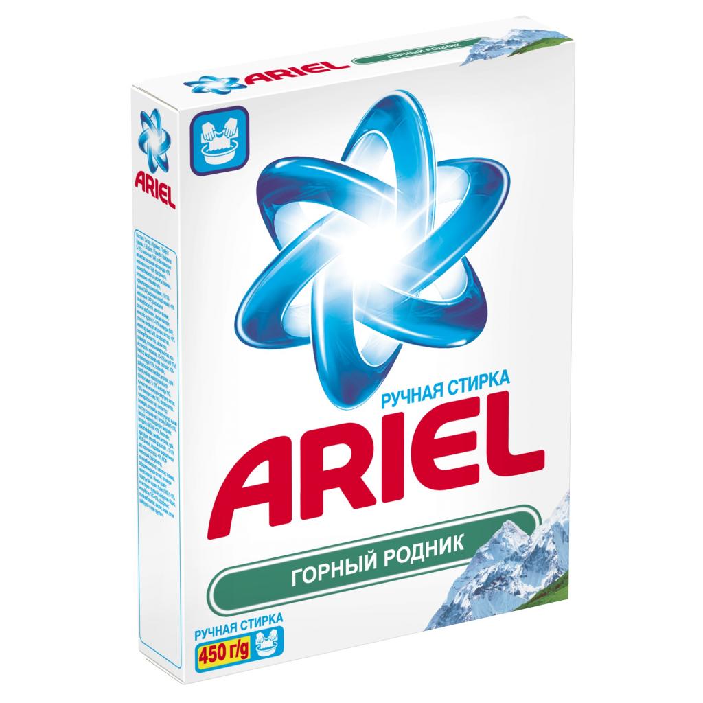 Пральний порошок Ariel Гірське джерело 450 г (5413149032224) - зображення 1