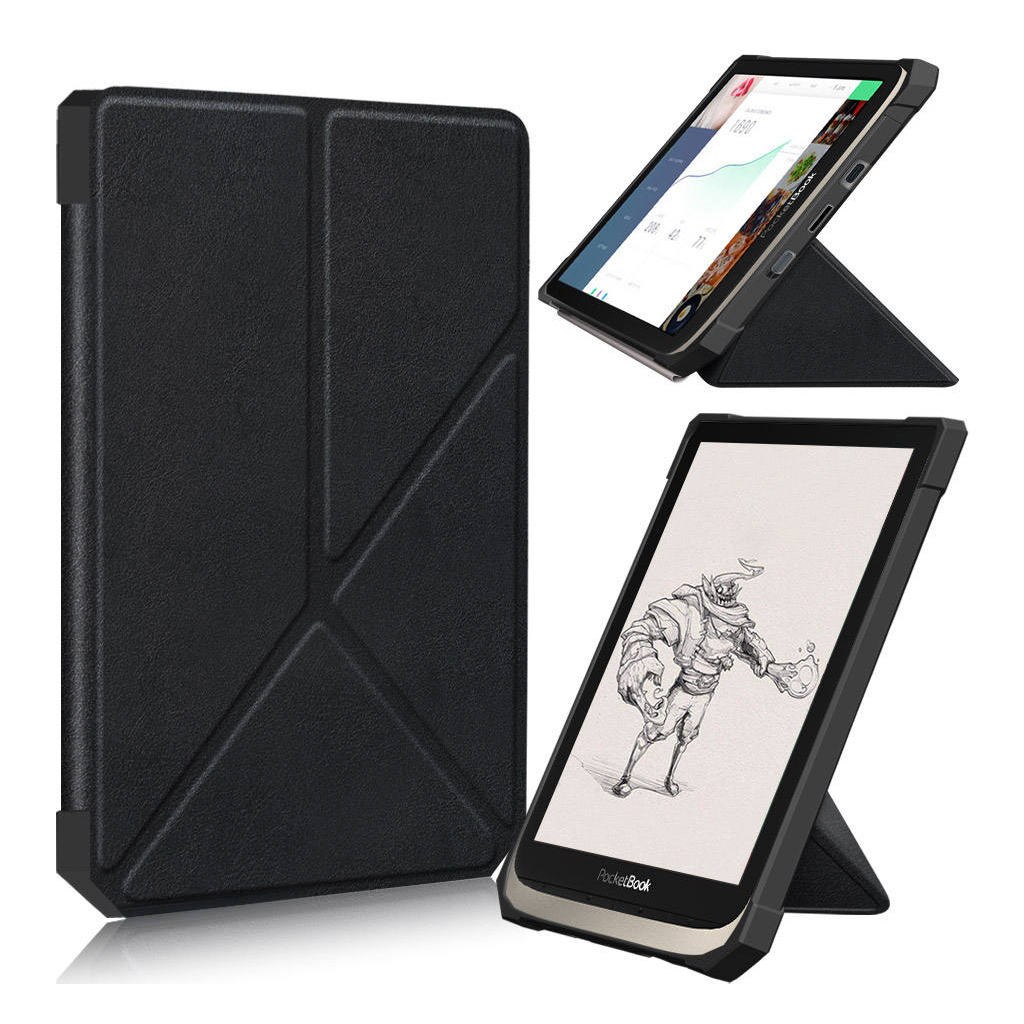 Чохол до електронної книги BeCover Ultra Slim Origami PocketBook 740 Inkpad 3 / Color / Pro Black (707162) - зображення 2
