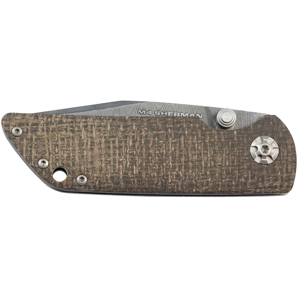 Ніж Boker M4 Sherman Damascus (110662DAM) - зображення 3