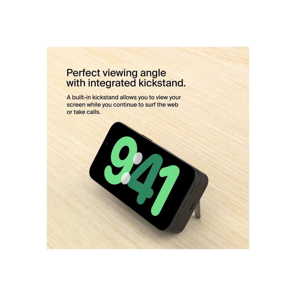 Батарея універсальна Belkin 10000mAh MagSafe Wireless Qi2 Black (BPD008BTBK) - зображення 7