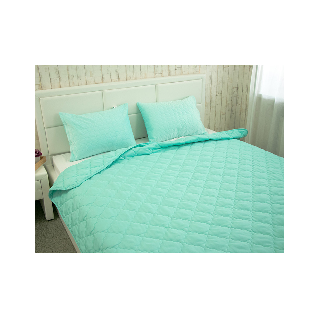 Ковдра Руно літня силіконова Легкість бірюзова 200х220 см (322.52СЛКУ_Бірюзовий) - зображення 5