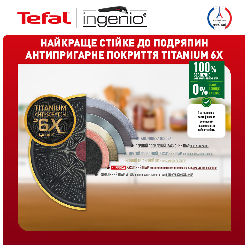 Набір сковорідок Tefal Ingenio Unlimited (L7638942) - зображення 9