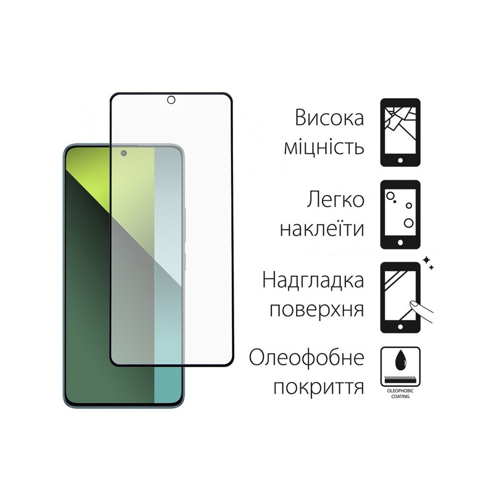 Скло захисне Dengos Xiaomi Redmi Note 13 4G 2pcs (DG-TG2P-15) - зображення 2