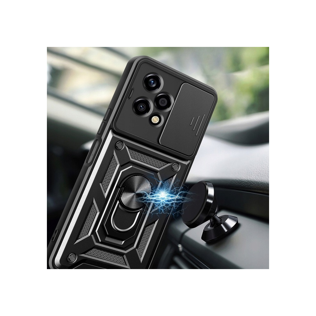 Чохол до мобільного телефона BeCover Military Honor 200 Lite Black (713044) - зображення 4