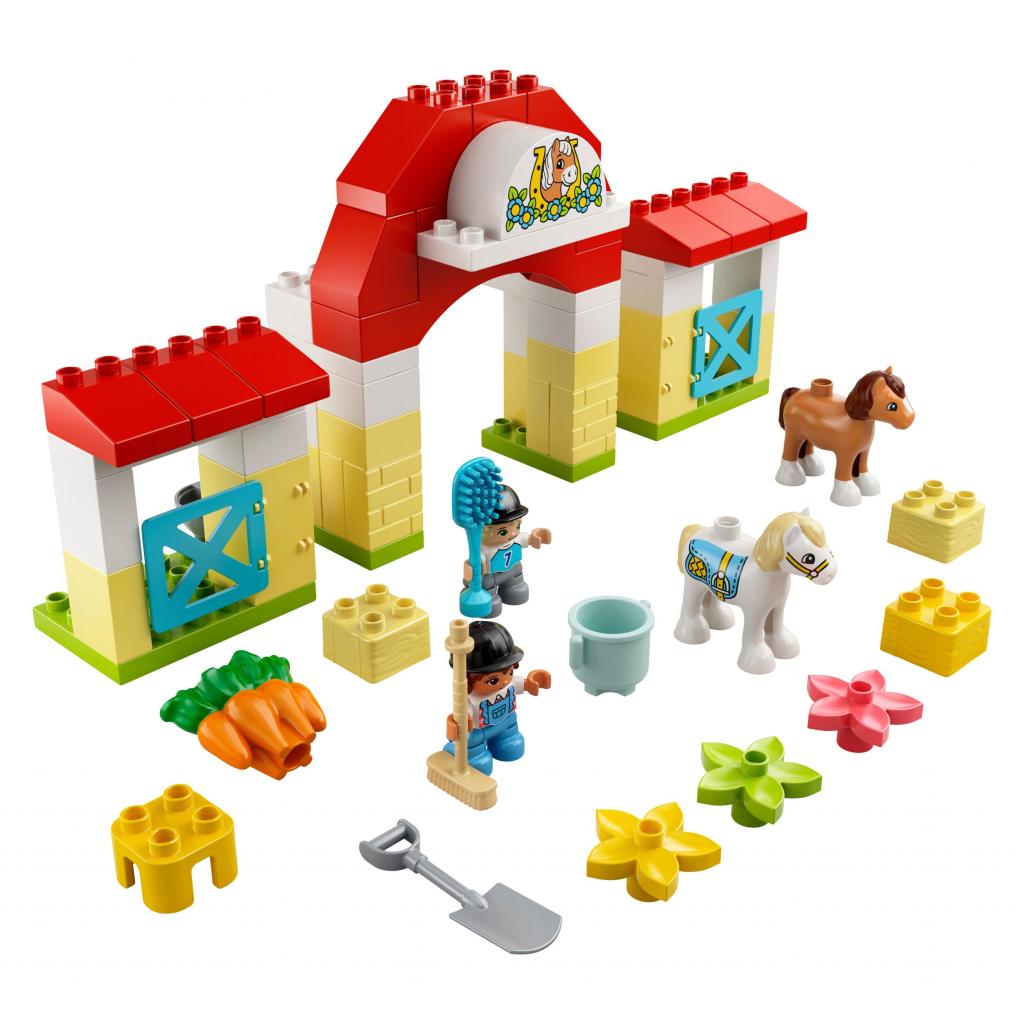 Конструктор LEGO Duplo Стайня і догляд за поні (10951) - зображення 2