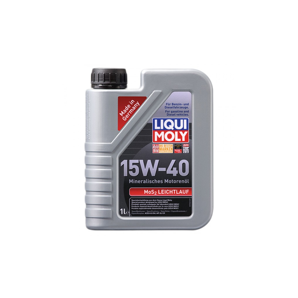 Моторна олива Liqui Moly MoS2 Leichtlauf SAE 15W-40 1л. (1932) - изображение 1