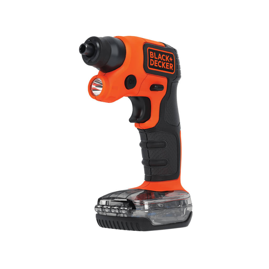 Викрутка акумуляторна Black&Decker 3.6 Li-Ion, 180 об/хв, реверс, підсвічування, 0.4 кг (BDCSFS30C) - изображение 1