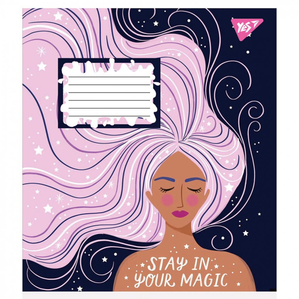 Зошит Yes Magic girl 36 аркушів клітинка (766683) - зображення 2