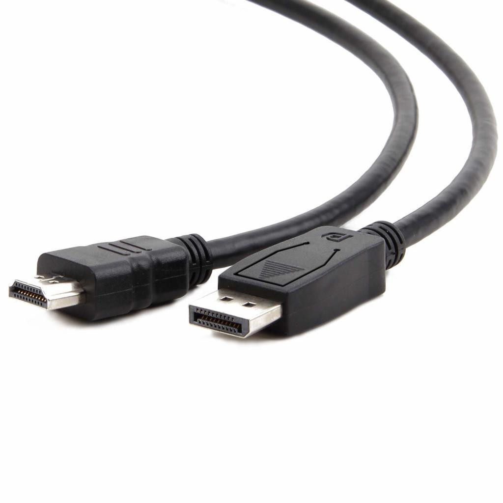 Кабель мультимедійний Display Port to HDMI 5.0m Cablexpert (CC-DP-HDMI-5M) - зображення 2