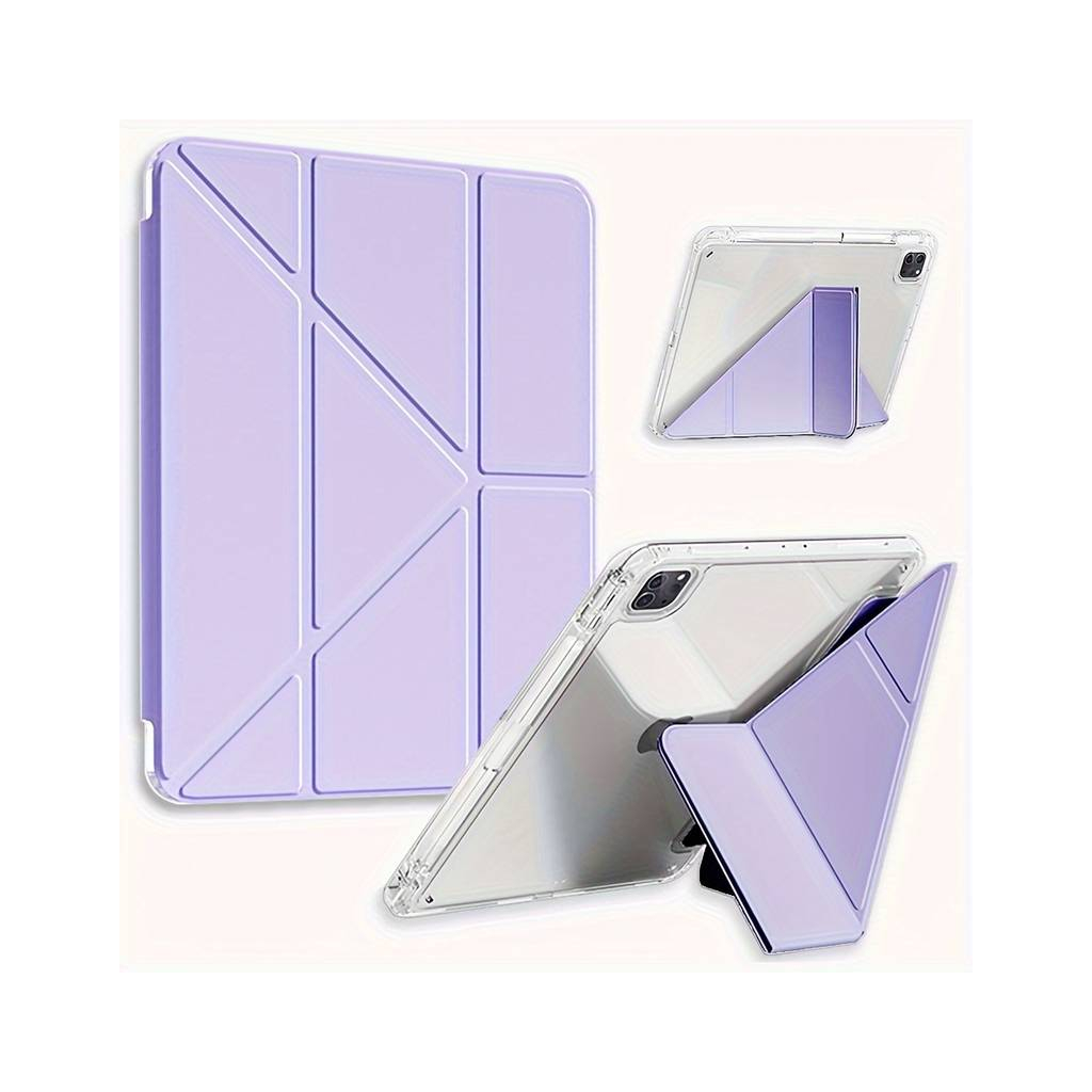 Чохол до планшета BeCover Ultra Slim Origami Transparent Apple iPad Pro 11" M4 2024 Purple (711692) - зображення 3