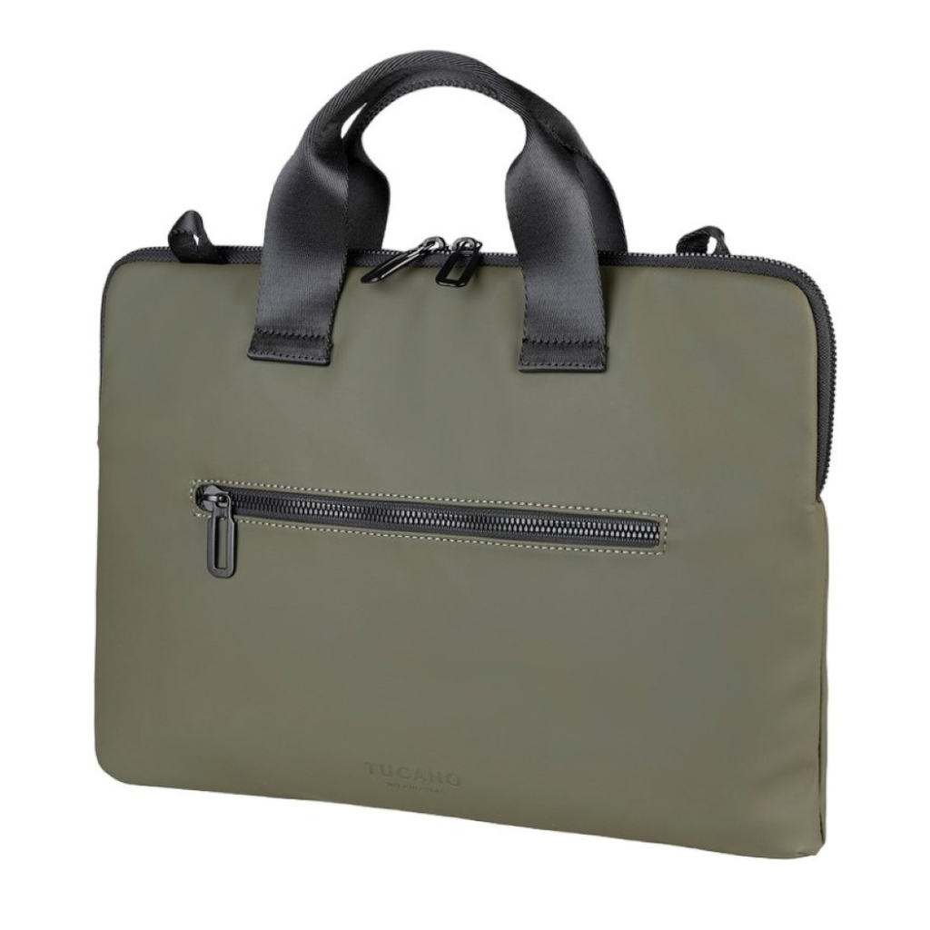 Сумка для ноутбука Tucano 14" Gommo Super Slim green (BSGOM1314-VM) - зображення 2