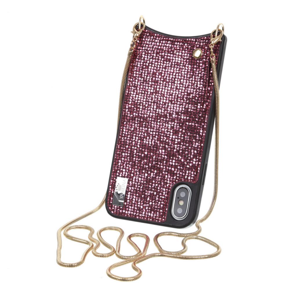 Чохол до мобільного телефона BeCover Glitter Wallet Apple iPhone X/Xs Pink (703619) - зображення 2