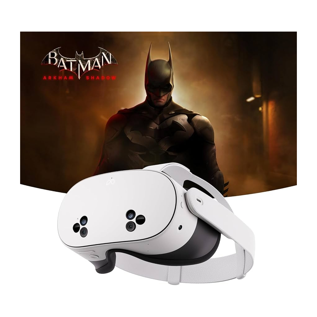Окуляри віртуальної реальності Oculus Meta Quest 3S 128GB + (Batman, ArkhamShadow) VR Headset (MET-899-00579-01-W) - зображення 2