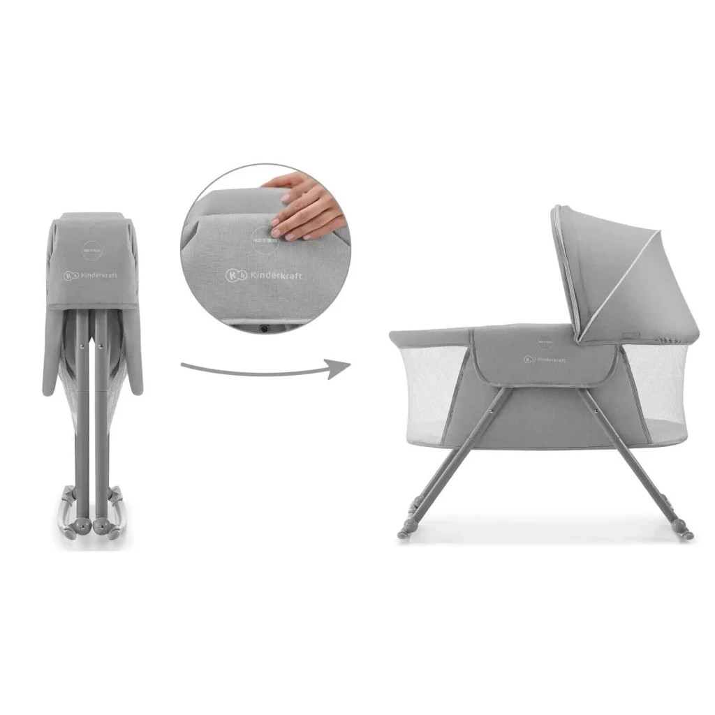 Ліжечко Kinderkraft гойдалка Lovi Grey 3 в 1 (5902533913503) - зображення 9