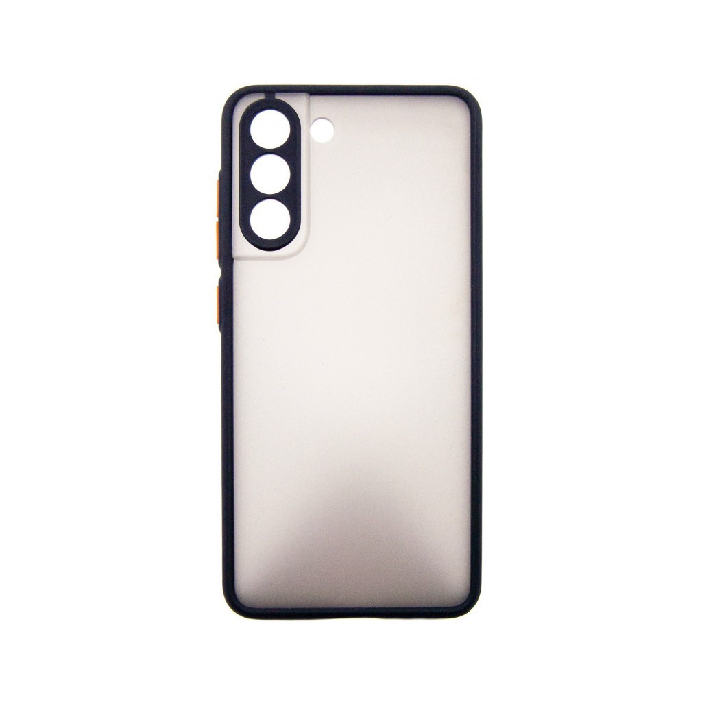 Чохол до мобільного телефона Dengos Kit for Samsung Galaxy S21 FE case + glass (Black) (DG-KM-27) - зображення 2