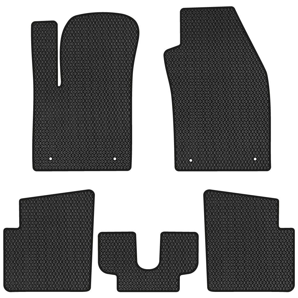 Килимок в салон EVAtech Fiat 500 3-doors 2007+ null Htb EU (FT1441CV5FL4RBB) - зображення 1