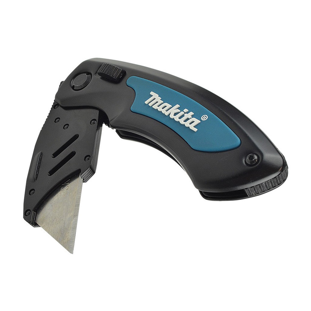 Ніж монтажний Makita розкладний + 10 додаткових лез (P-90548) - изображение 1