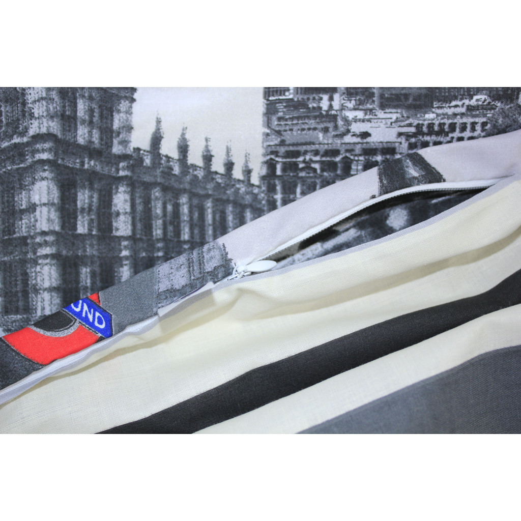 Постільна білизна MirSon Бязь Ranforce Elite 17-0538 London Street 2х160х220 (2200004733265) - зображення 6
